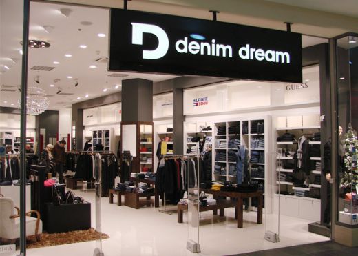 Pasaules slavenu zīmolu apģērbi nopērkami veikalā Denim Dream 