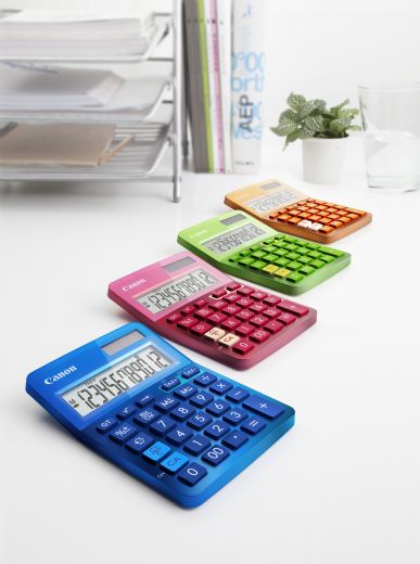 Jaunie Canon K sērijas kalkulatori piešķir ikdienai krāsainu akcentu 